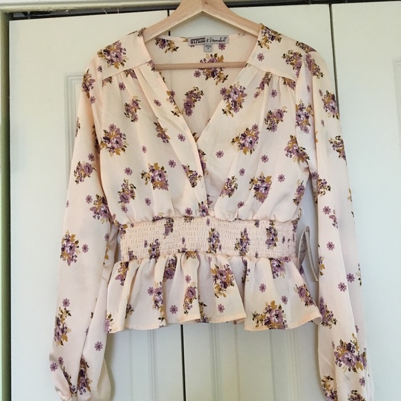 Silk Blouse - {women’s floral} - Picture 1 of 2